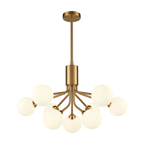 Cosmic 9 light ceiling light in gold finish