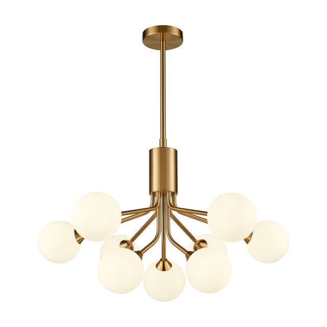 Cosmic 9 light ceiling light in gold finish