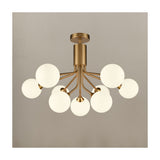 Cosmic 9 light ceiling light in gold finish, alternative view