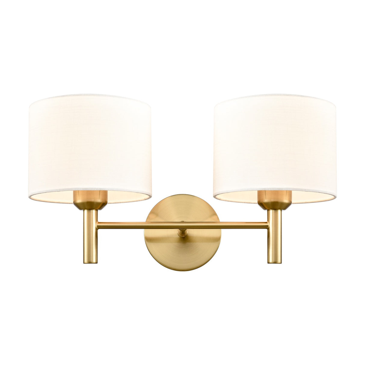 Barolo 2 light wall light in brass finish