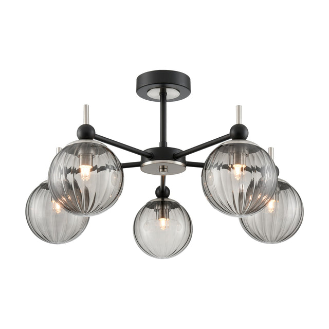 Solar 5 light ceiling light