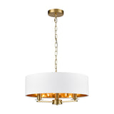 Windsor 3 light ceiling light in brass finish