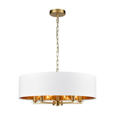 Windsor 5 light ceiling light in brass finish, alternative view