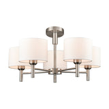 Barolo 5 light ceiling light, alternative view