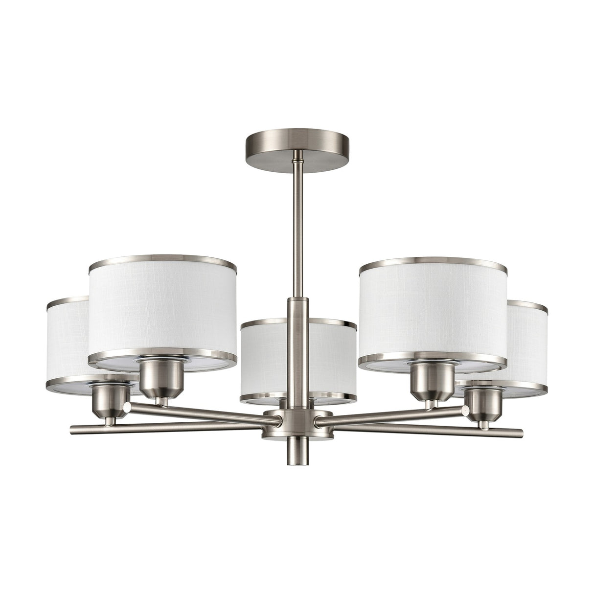 Polaris 5 light ceiling light, unlit