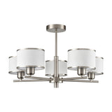 Polaris 5 light ceiling light, unlit