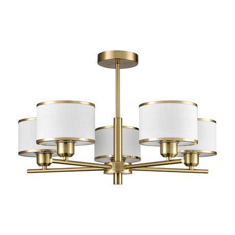 Polaris 5 light ceiling light, unlit