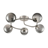Atlas 5 light ceiling light, unlit