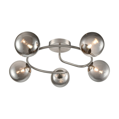 Atlas 5 light ceiling light, alternative view