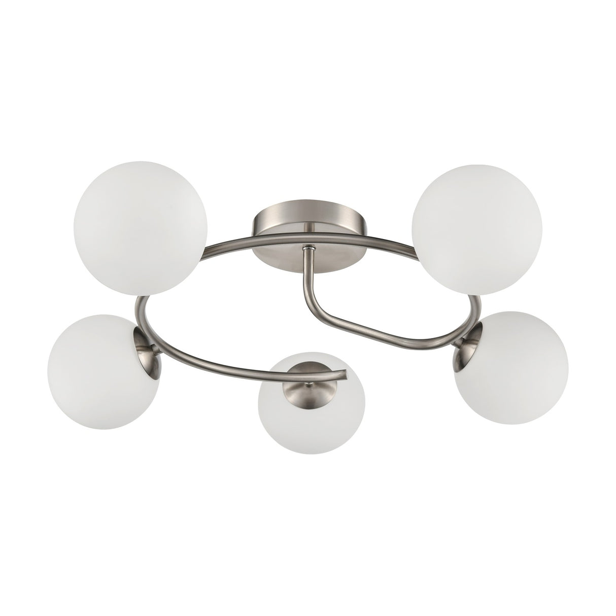 Atlas 5 light ceiling light, unlit