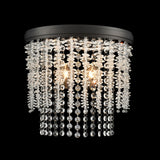 Coral 2 light wall light, shown on a dark background