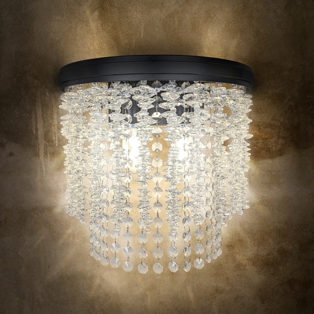 Coral 2 light wall light, shown in a room setting