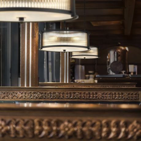 Sloane 5 light ceiling light, shown in a room setting