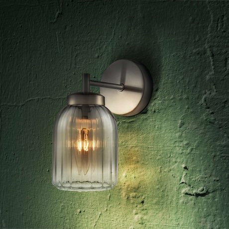 Caligo wall light, shown in a room setting