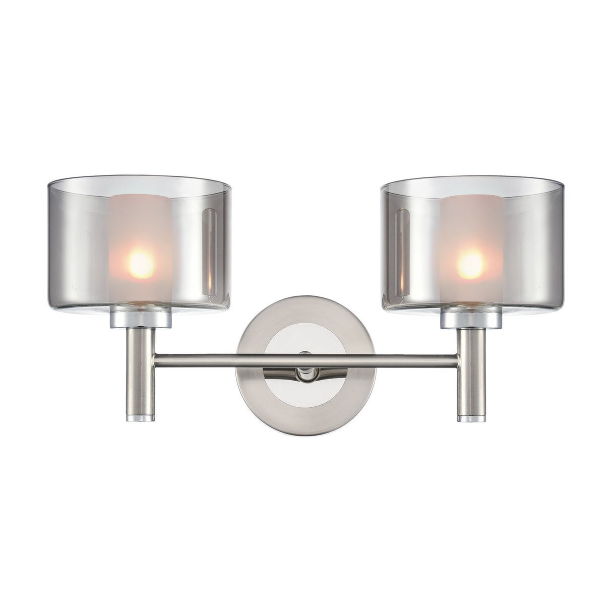 Argento 2 light wall light, alternative view