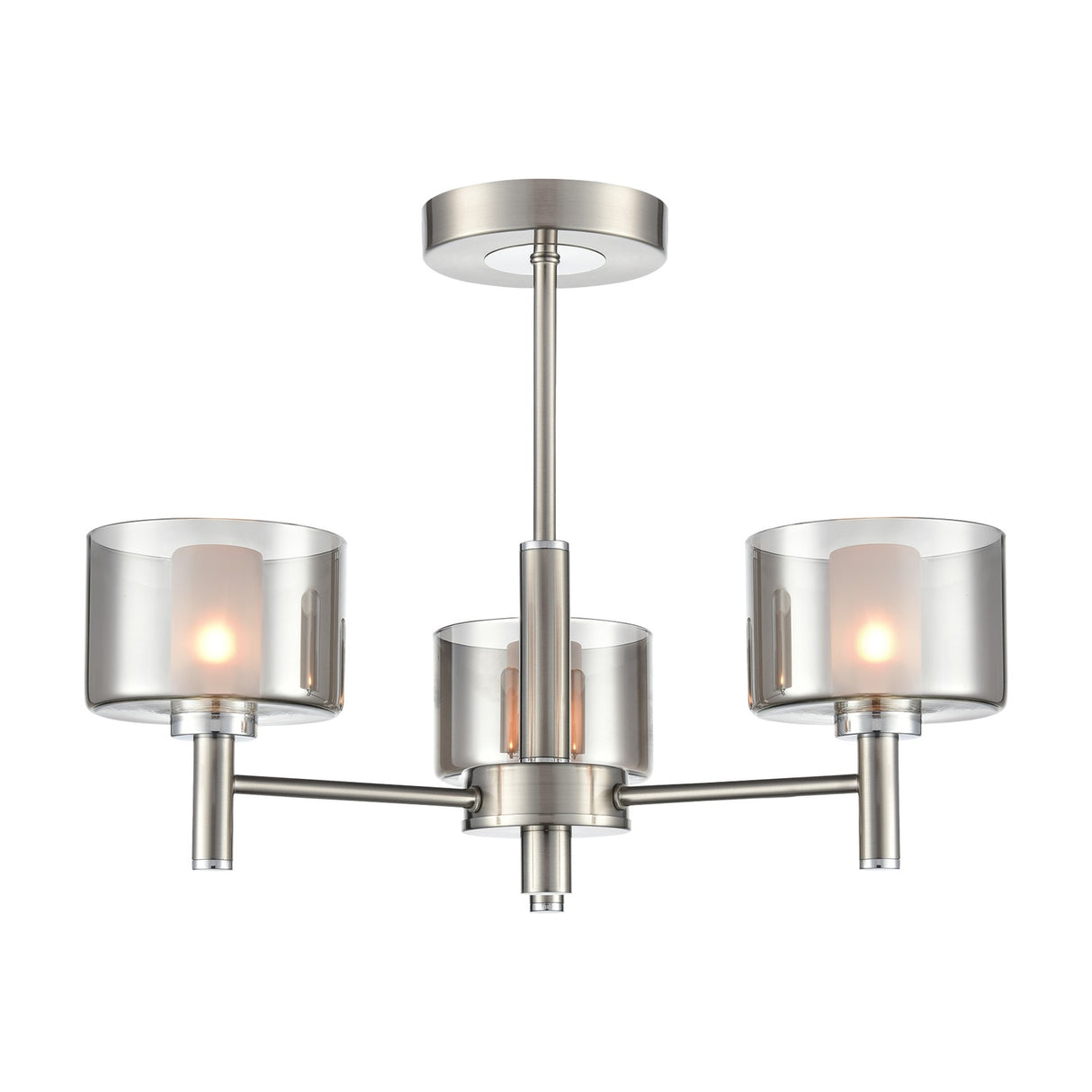 Argento 3 light ceiling light, alternative view