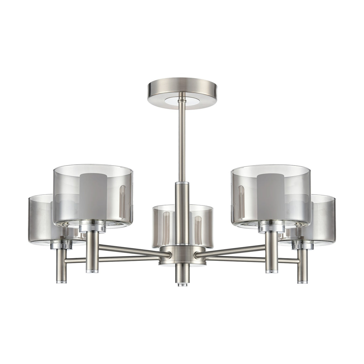 Argento 5 light ceiling light, alternative view