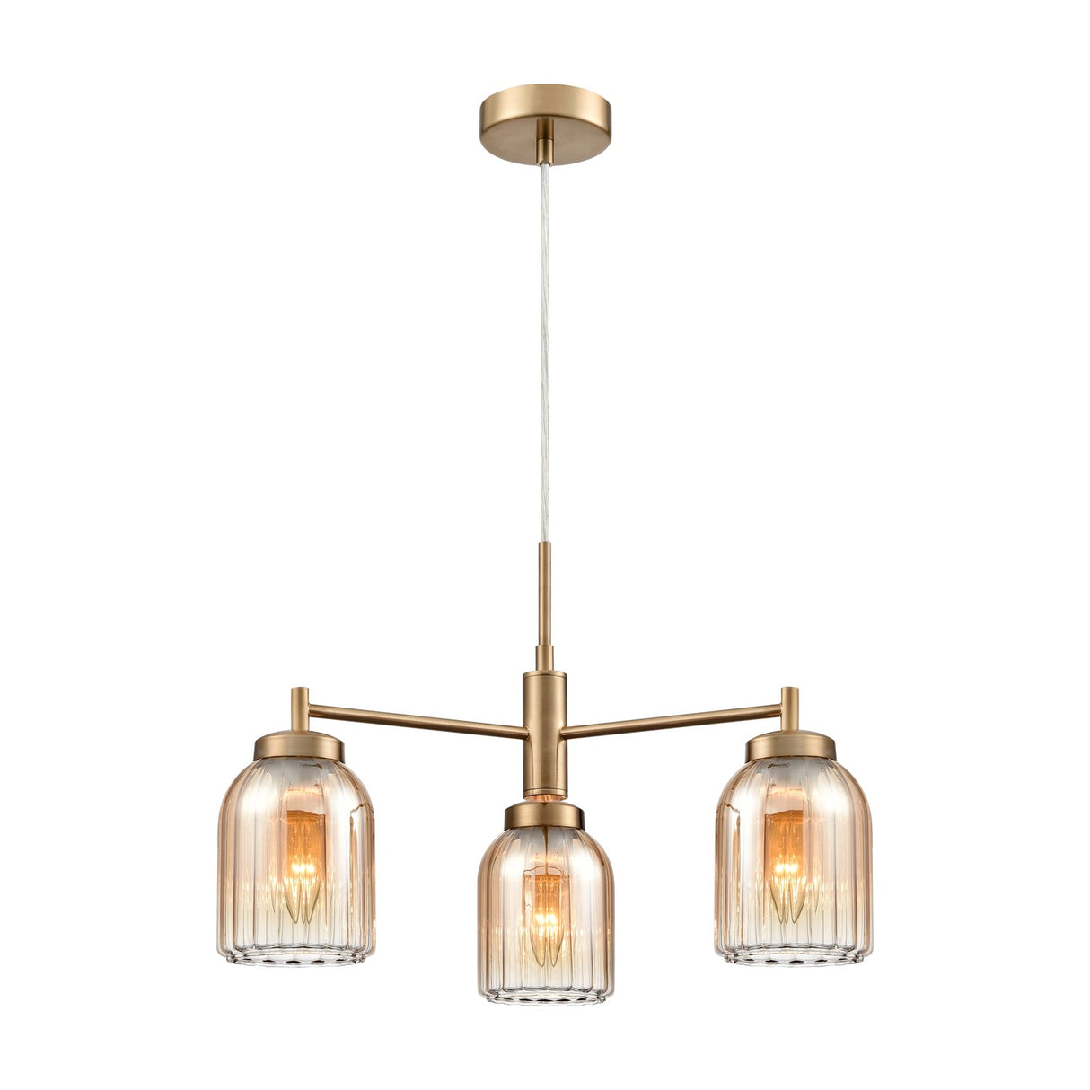 Caligo 3 light ceiling light, alternative view