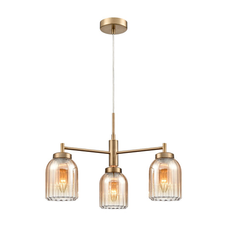Caligo 3 light ceiling light, alternative view