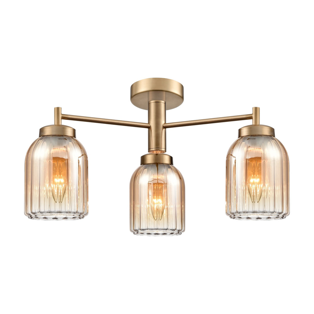 Caligo 3 light ceiling light, alternative view