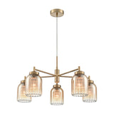 Caligo 5 light ceiling light, alternative view