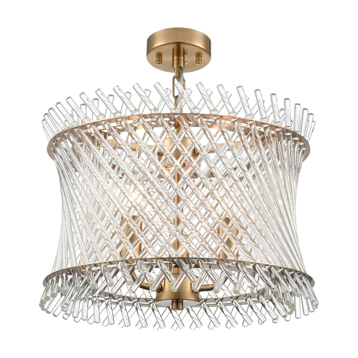 Ethereal 3 light chandelier, alternative view