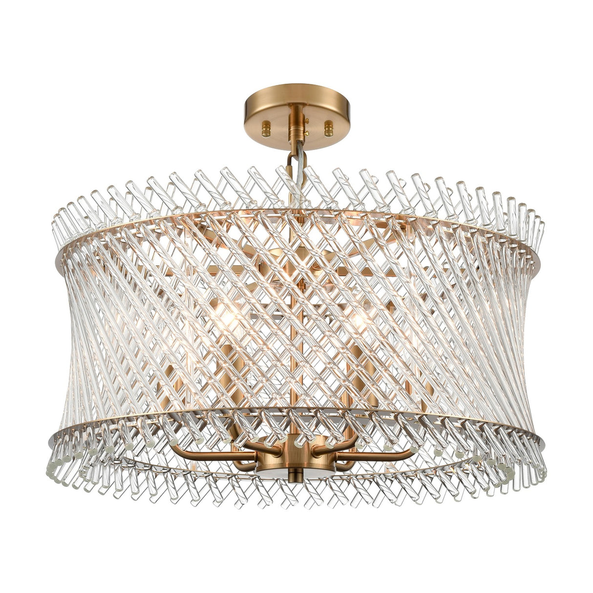 Ethereal 6 light chandelier, alternative view