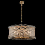 Ethereal 9 light ceiling light, shown on a dark background