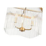 Harp 3 light chandelier, alternative view