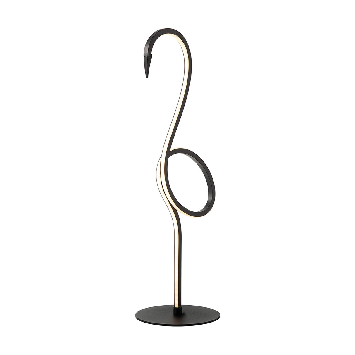 Flamingo 1 Light Table Lamp - Black