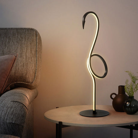 Flamingo 1 Light Table Lamp - Black