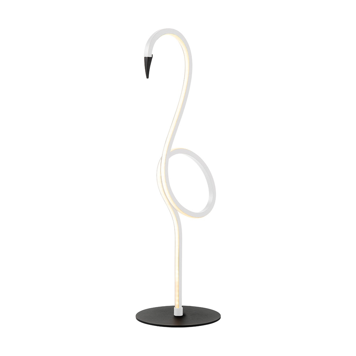 Flamingo 1 Light Table Lamp - White
