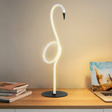 Flamingo 1 Light Table Lamp - White