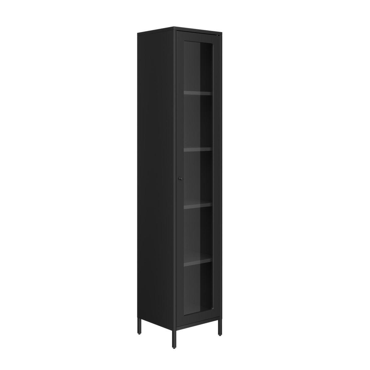 Frank Cabinet – Black with Clear