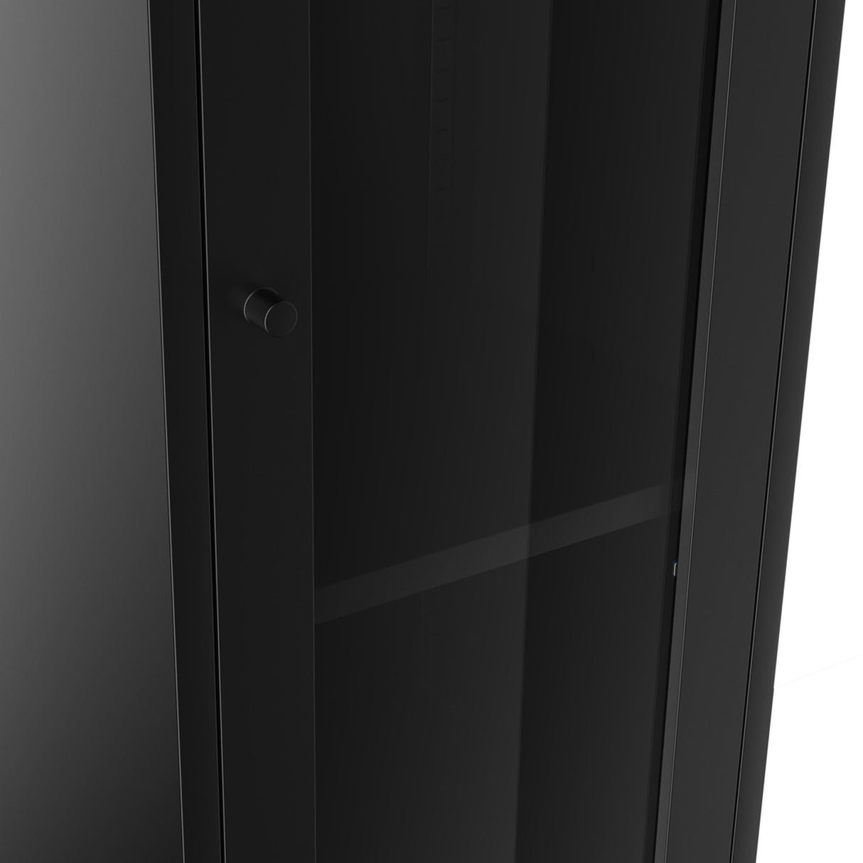 Frank Cabinet – Black with Clear