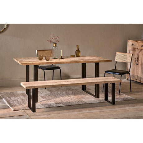 Fia Small Mango Wood Dining Table - Natural