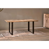 Fia Small Mango Wood Dining Table - Natural