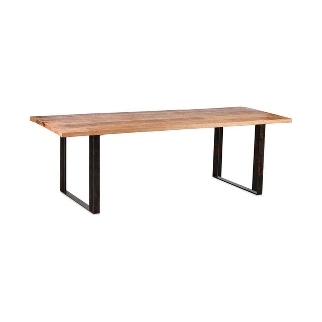 Fia Large Mango Wood Dining Table - Natural