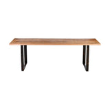 Fia Large Mango Wood Dining Table - Natural