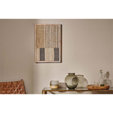 Gaiva Framed Kilim Textile Wall Art - Natural