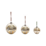 Medium Giant Glass Bauble - Antique Gold