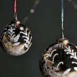 Medium Giant Glass Bauble - Antique Gold