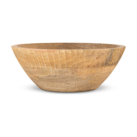 Gavivi Small Mango Wood Serving Bowl - Natural