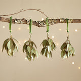 Geeti Hanging Christmas Decoration - Green - Set of 4