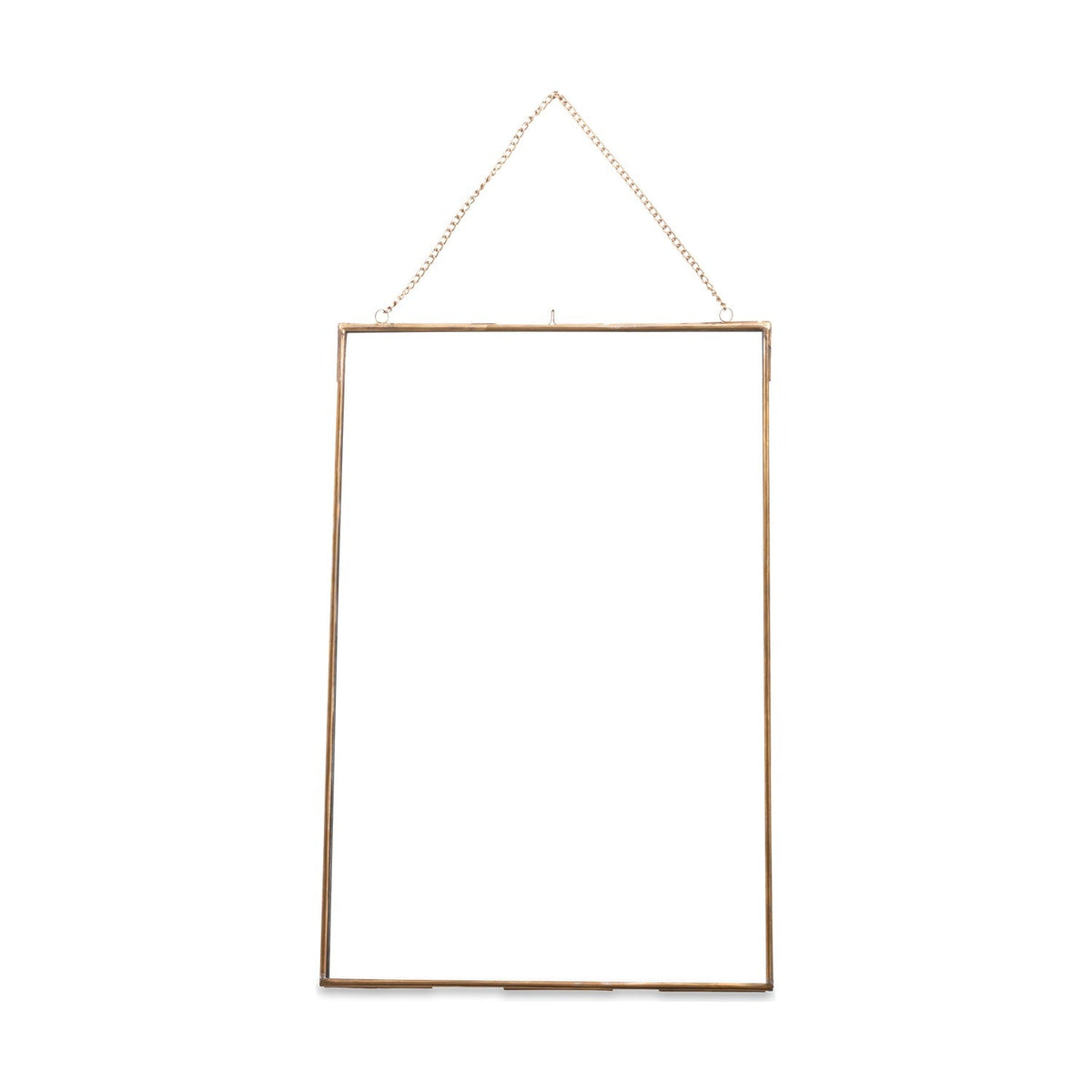 Kiko Gigantic Portrait Photo Frame - Antique Brass