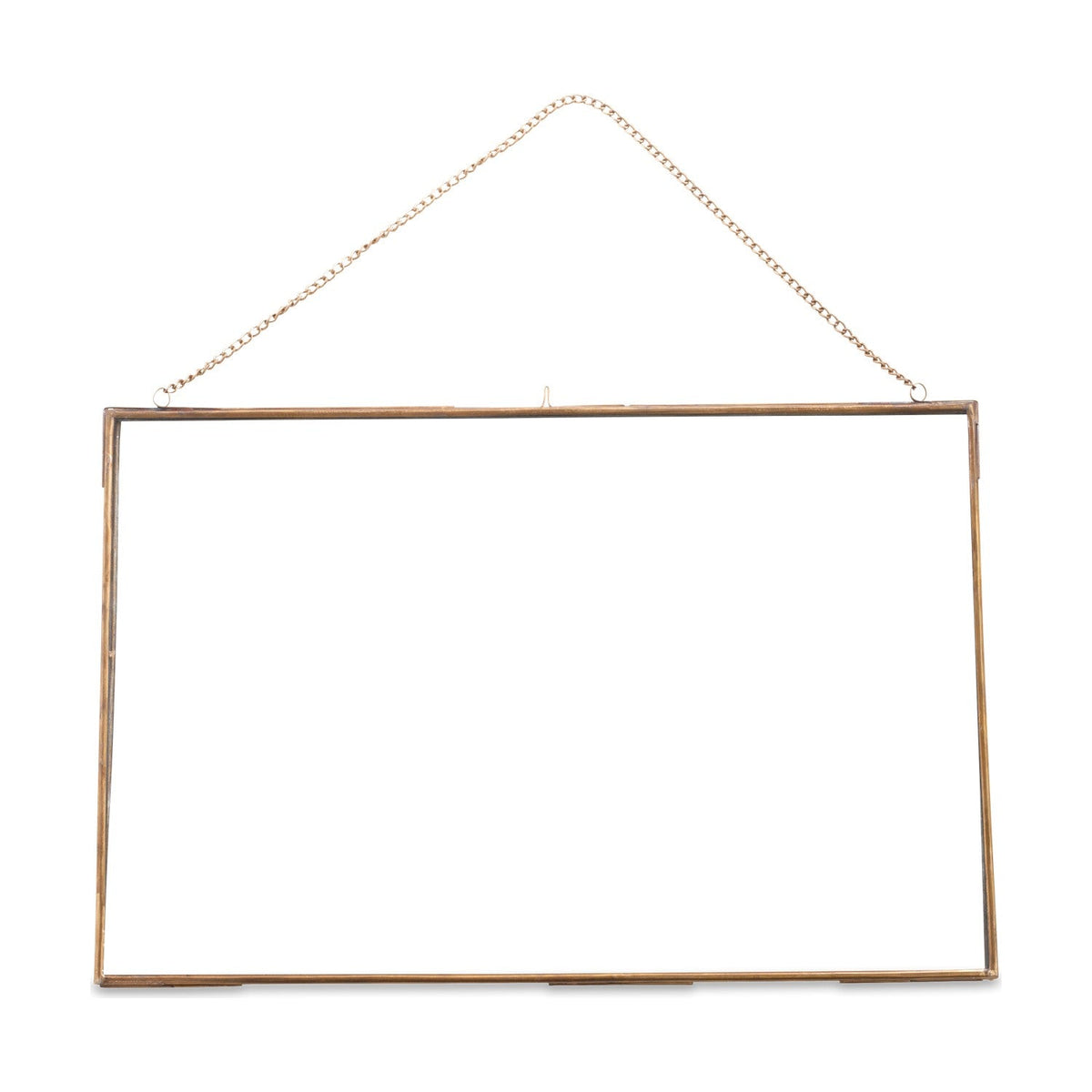Kiko Gigantic Landscape Photo Frame - Antique Brass