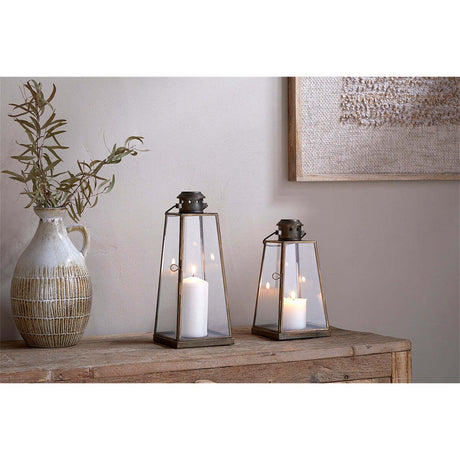 Giva Large Lantern - Antique Brass