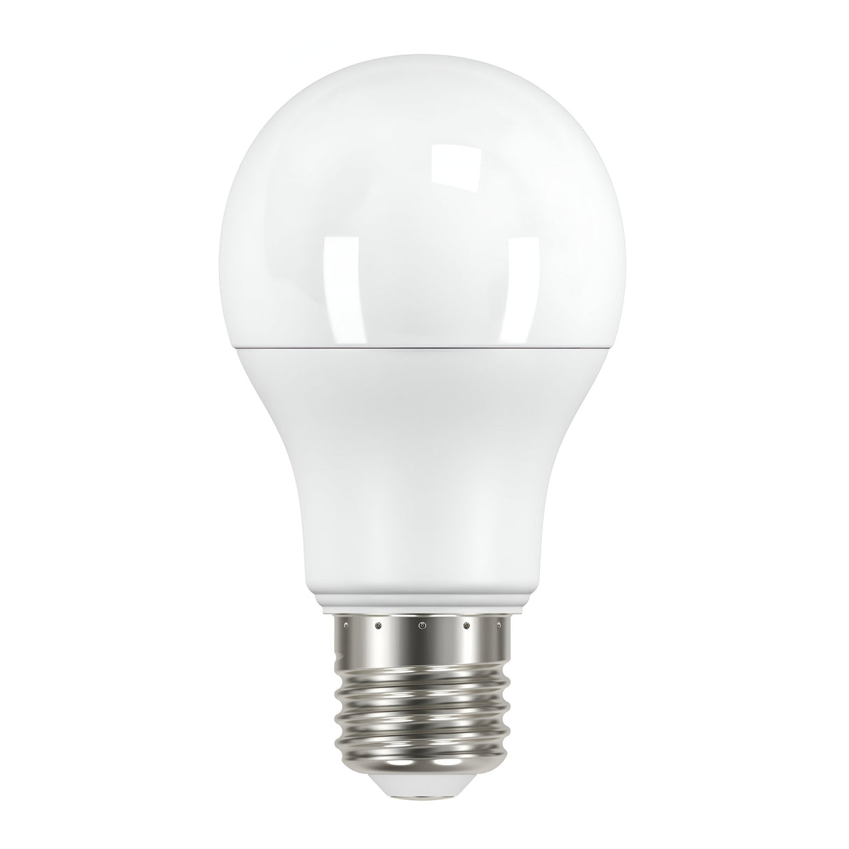 An Eveready 4.9W non-dimmable LED GLS bulb with an E27 base is showcased against a plain white background. The bulb features a sleek, rounded design, glossy finish, and exceptional energy efficiency, making it ideal for anyone looking to illuminate their spaces with warm white light at 3000K.