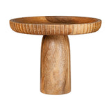 Gavivi Large Mango Wood Cake Stand - Natural