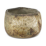 Gola Small Recycled Glass Tealight Holder - Antique Smoke